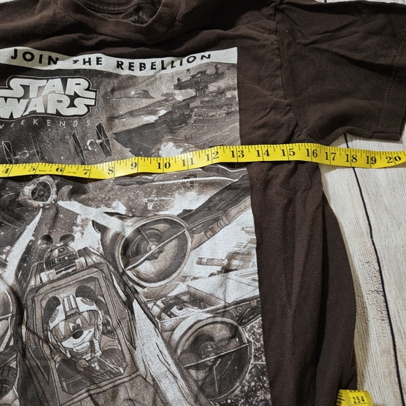 Disney Star Wars Mickey Join the rebellion Passholder 2014 shirt Medium - Picture 6 of 6